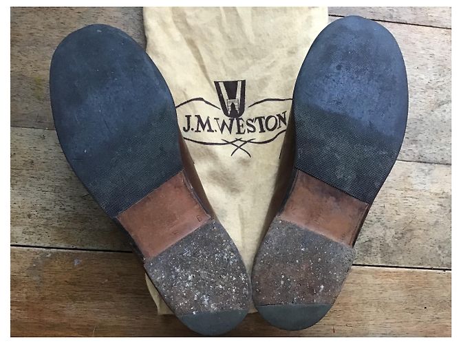 J.M. WESTON Weston Ledermokassin Karamell - Ansicht 4