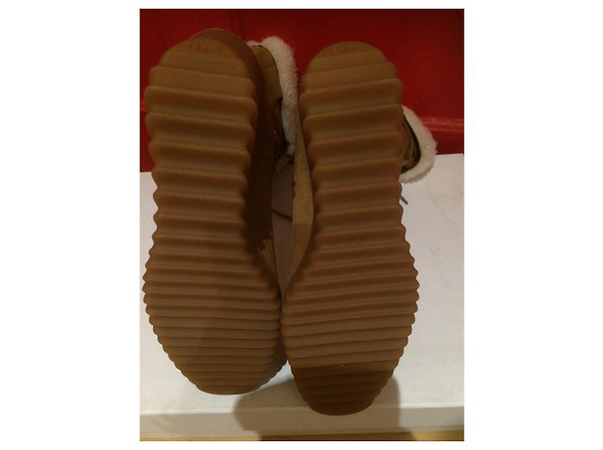 Chloé Stiefeletten aus Hirschleder Caramel 40 Karamell - Ansicht 5