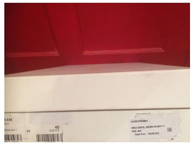 Chloé Stiefeletten aus Hirschleder Caramel 40 Karamell - Ansicht 6