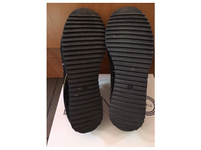 Sneakers Kenzo in pelle nera 37 Nero - vista 4
