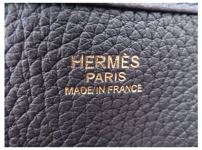 Borsa Hermès Evelyne III 33 Blu scuro - vista 7