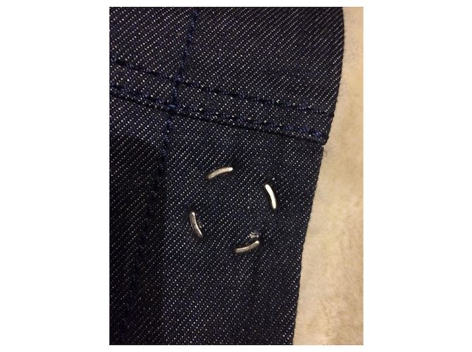 Acne Jeansjacke Blau mit Schafsfutter Größe 36 - Ansicht 8
