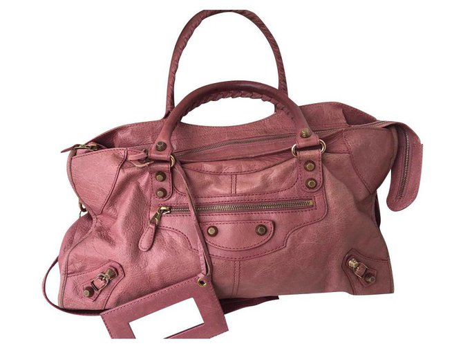 balenciaga city rose