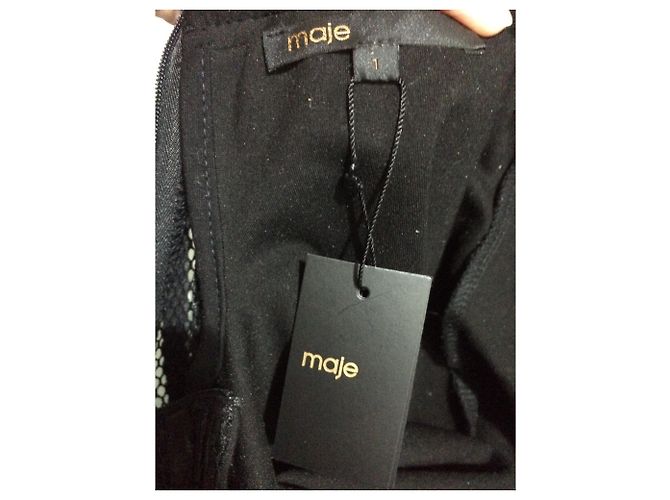 Maje Rock in Schwarz aus Polyester Größe 36 - Ansicht 5