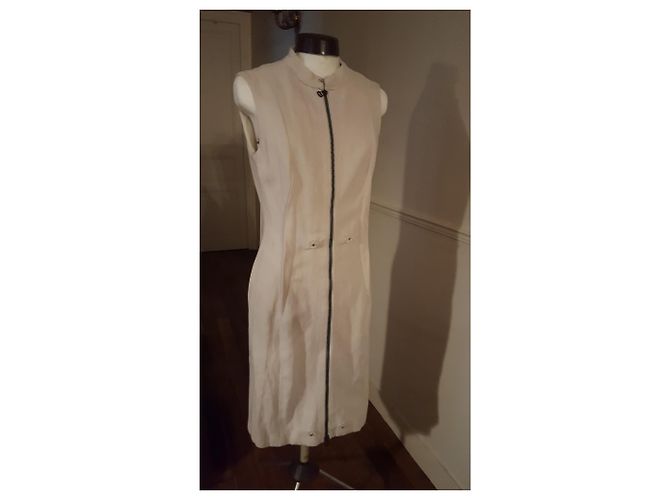 Abrigo de piel de zorro beige Lanvin - vista 3