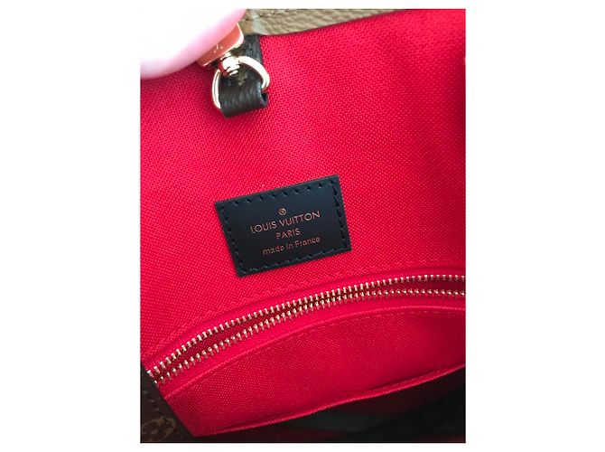 Borsa a mano Louis Vuitton Onthego Marrone Pelle - vista 7
