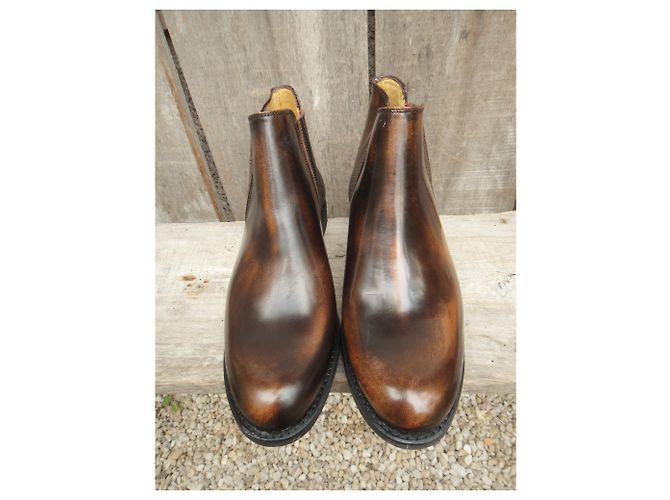 Botines chelsea paraboot 37 1/2 Marrón oscuro - vista 4