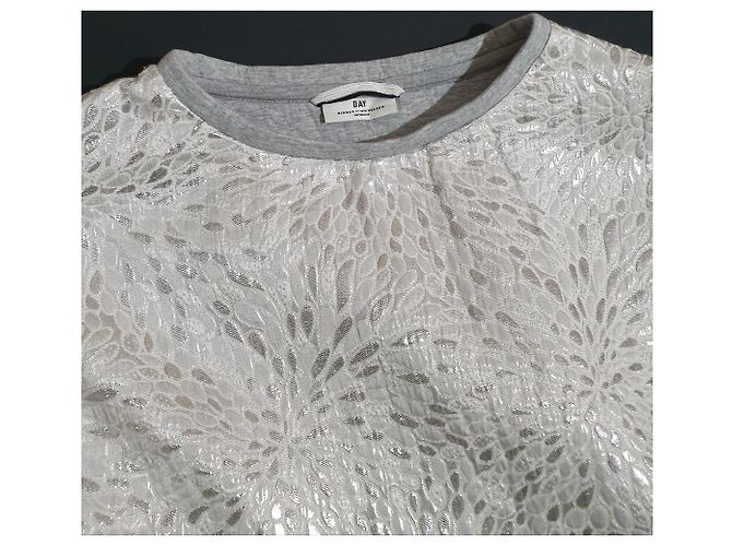 Day Birger & Mikkelsen Sweatshirt Bluse Grau Silber - Ansicht 4
