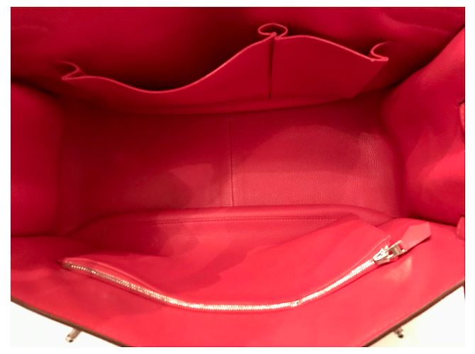 HERMÈS: borsa JYPSIÈRE 33 cm Come nuovo Corallo - vista 14