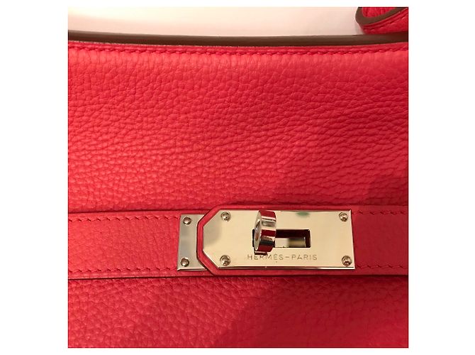HERMÈS: borsa JYPSIÈRE 33 cm Come nuovo Corallo - vista 20