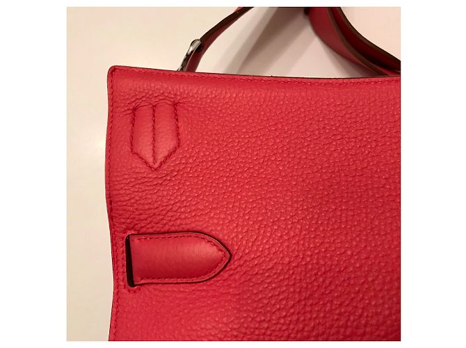 HERMÈS: borsa JYPSIÈRE 33 cm Come nuovo Corallo - vista 21