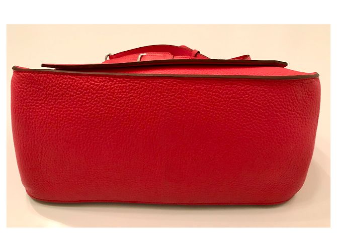 HERMÈS: borsa JYPSIÈRE 33 cm Come nuovo Corallo - vista 3