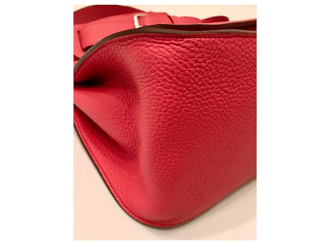 HERMÈS: borsa JYPSIÈRE 33 cm Come nuovo Corallo - vista 4