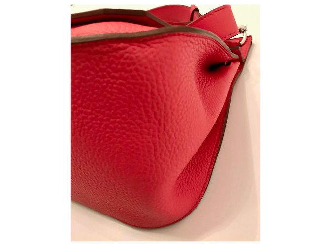 HERMÈS: borsa JYPSIÈRE 33 cm Come nuovo Corallo - vista 5