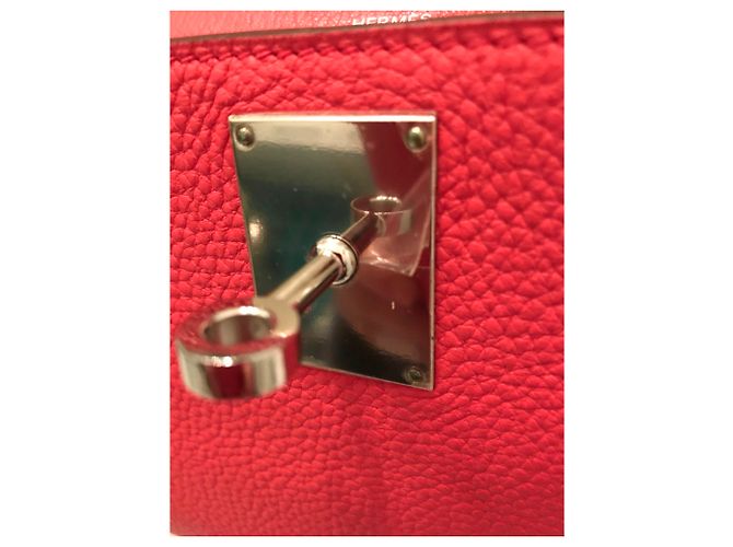 HERMÈS: borsa JYPSIÈRE 33 cm Come nuovo Corallo - vista 9
