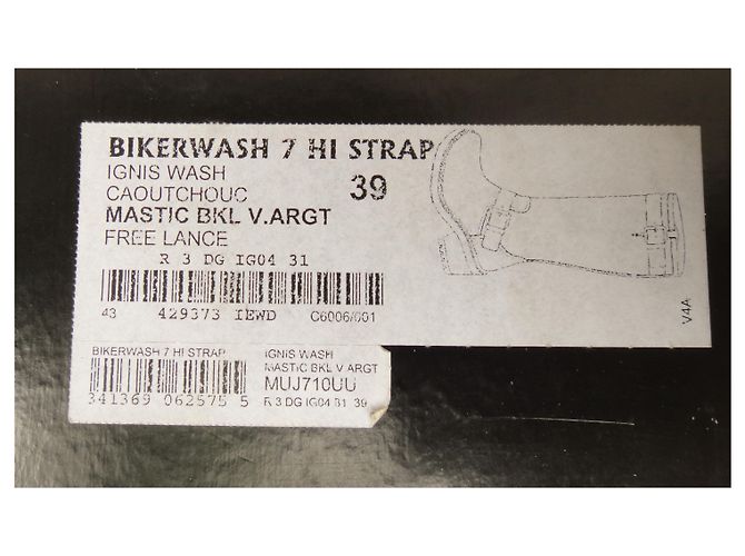 Free Lance Botas Lance gratuitas modelo Bikerwash 7 Hola correa p39 Gris - vista 11