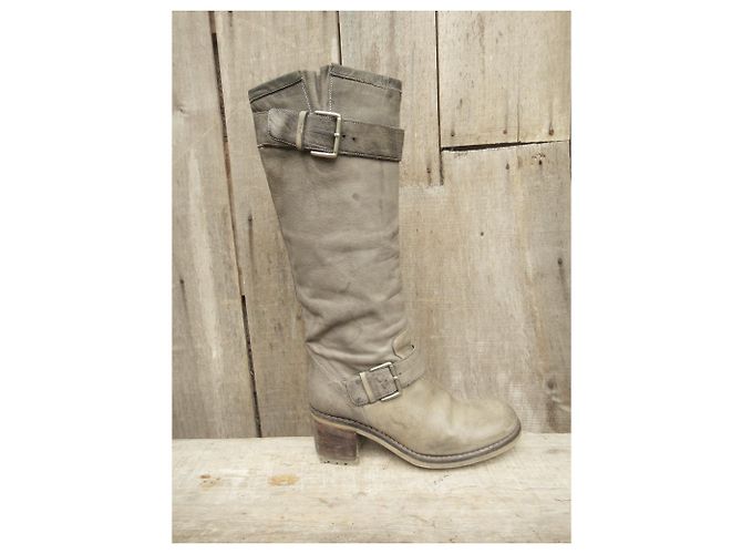 Free Lance Botas Lance gratuitas modelo Bikerwash 7 Hola correa p39 Gris - vista 3