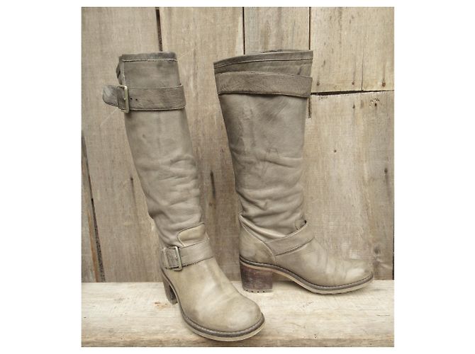 Free Lance Botas Lance gratuitas modelo Bikerwash 7 Hola correa p39 Gris - vista 4