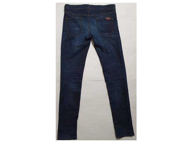 Jeans in denim blu Dolce & Gabbana - vista 3