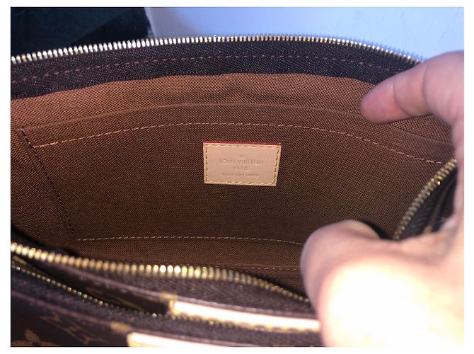 Multi Pochette Louis Vuitton Accesorios multibolsillos Castaño Rosa Dorado - view 7