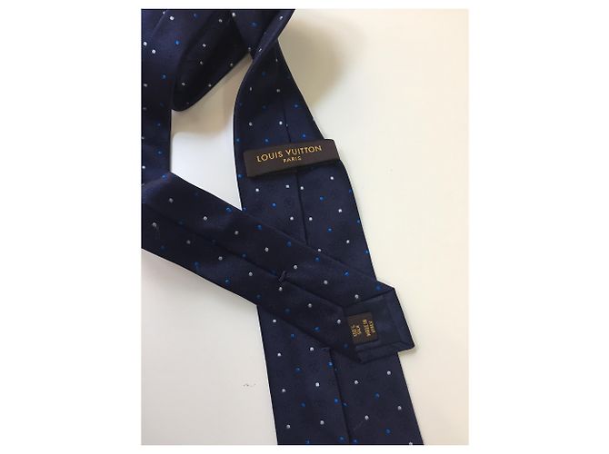 Louis Vuitton Silk tie Blue - view 2