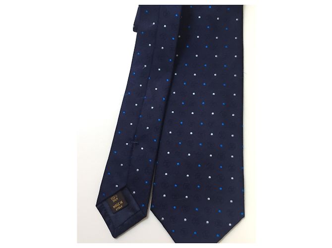 Louis Vuitton Silk tie Blue - view 4