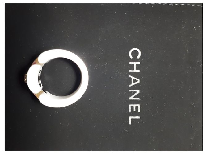 Chanel ANELLO ULTRA NUOVO MAI INDOSSATO Bianco - vista 3