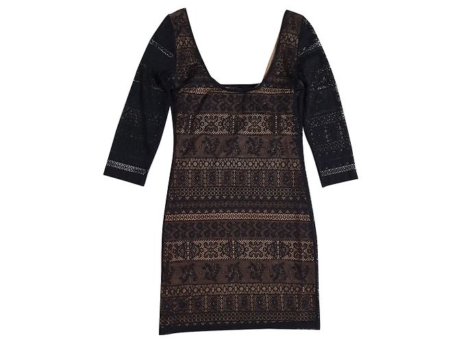 Envii Genesis Minikleid aus schwarzer Spitze - Ansicht 2