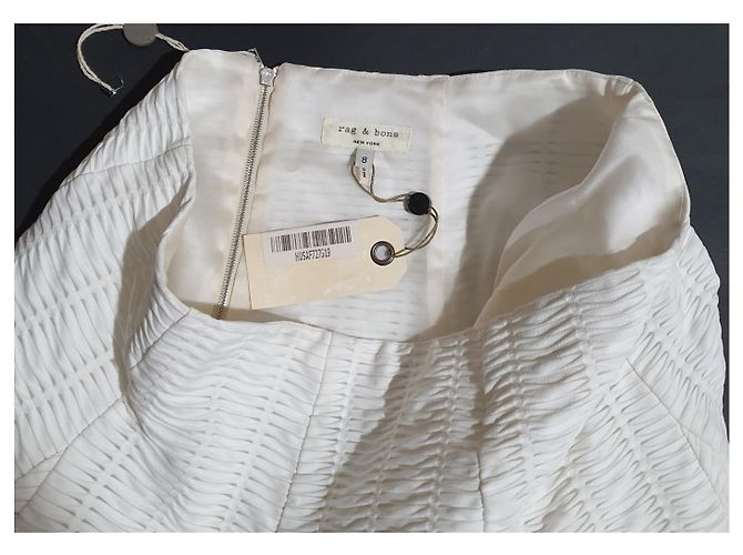 Saia branca Rag & Bone Branco - vista 3