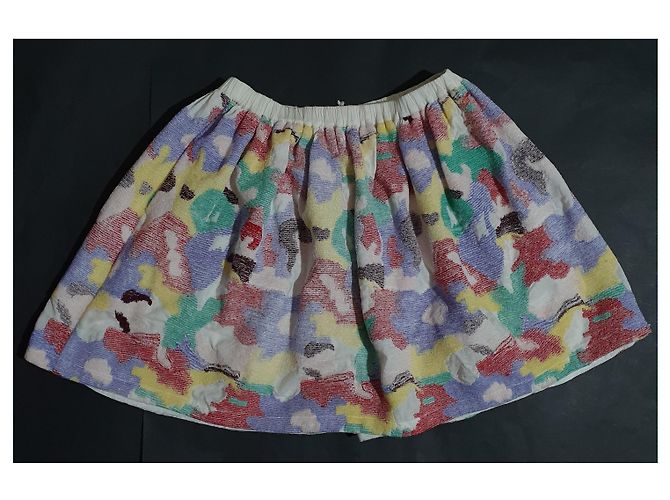 Gonna Manoush Multicolore in Cotone - vista 2