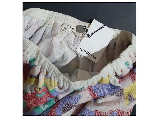 Gonna Manoush Multicolore in Cotone - vista 3