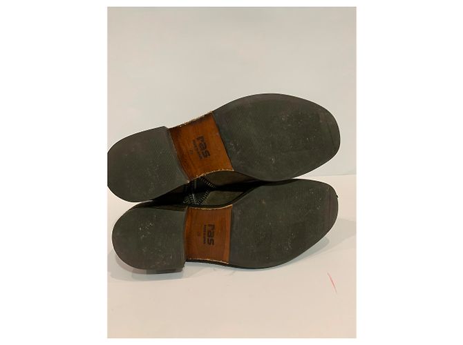 Autre Marque Botins Ras de camurça cinza tamanho 35 - vista 4