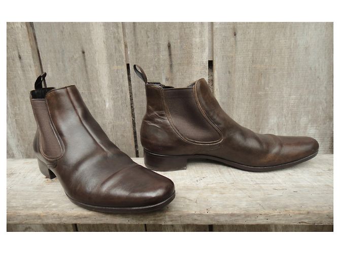 Autre Marque Stivali Chelsea premiata 44 Marrone scuro - vista 3
