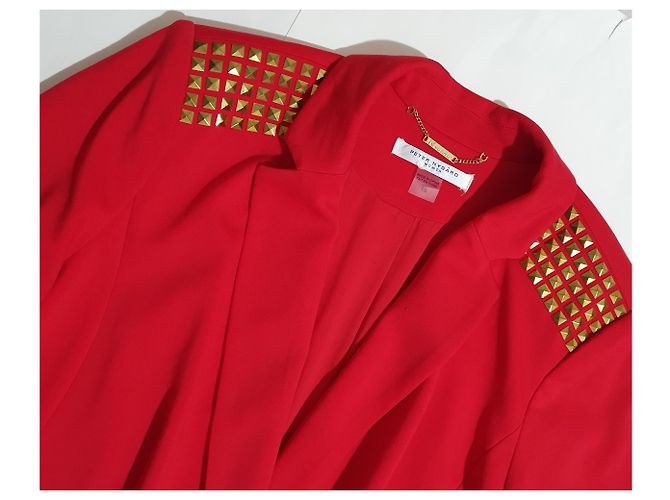 Autre Marque Blazer rojo Peter Nygard Roja - vista 3