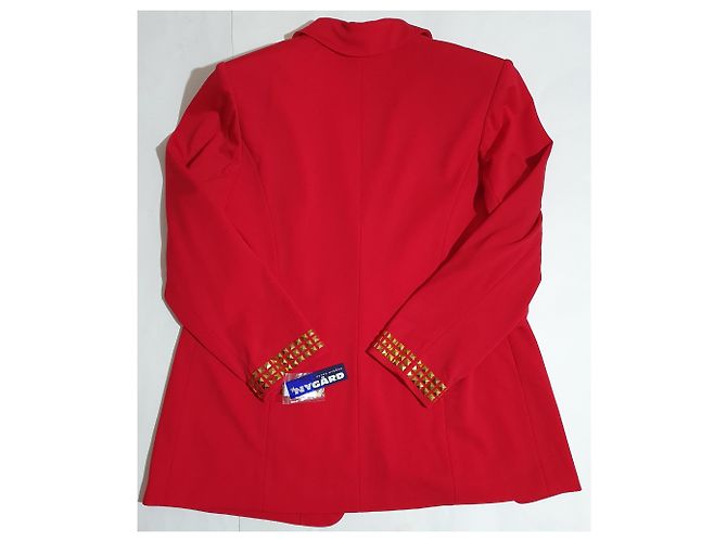 Autre Marque Blazer rojo Peter Nygard Roja - vista 4