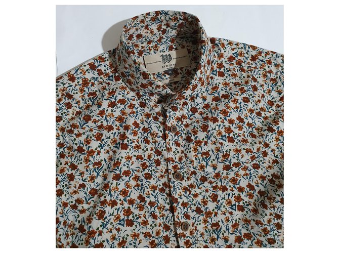Camicia Bertoni 1949 in cotone Multicolore - vista 2