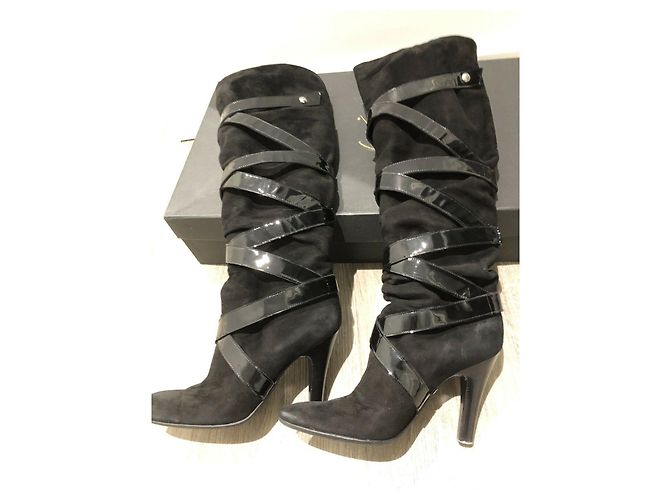 Botas altas de ante negro Giuseppe Zanotti - vista 5