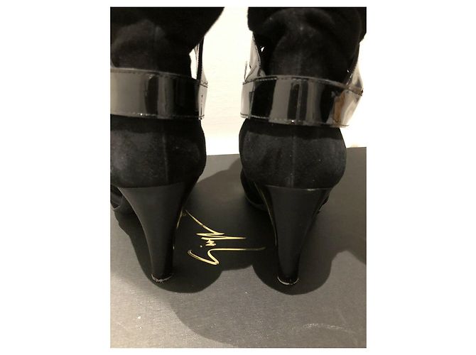 Botas altas de ante negro Giuseppe Zanotti - vista 6