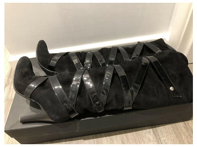 Botas altas de ante negro Giuseppe Zanotti - vista 7