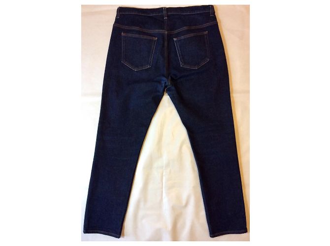 Jeans Acne Studios Town Str RW denim grezzo blu - vista 2
