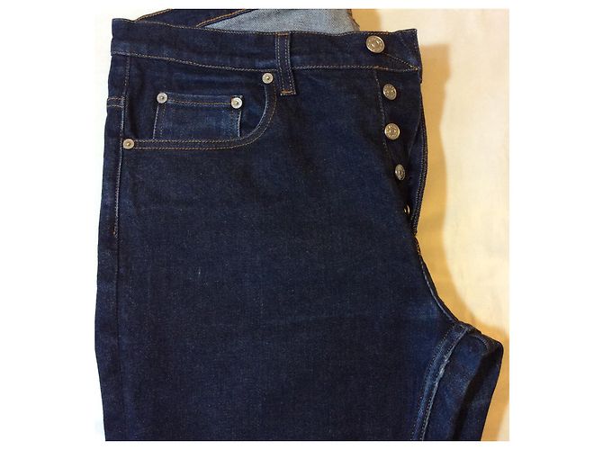 Jeans Acne Studios Town Str RW denim grezzo blu - vista 5