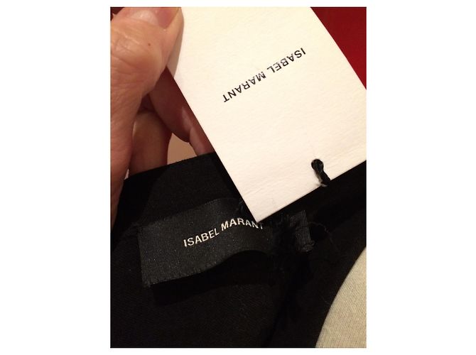 Chaqueta Isabel Marant de algodón negra Talla 38 Negro - vista 5