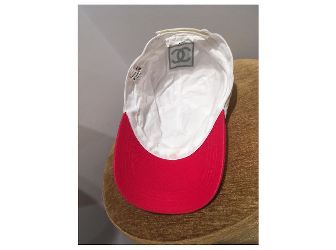 Chanel Hats White Red Blue - view 5