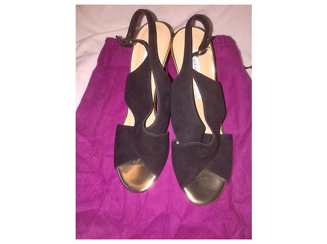 Diane Von Furstenberg DvF Vick balck e tacchi dorati Nero D'oro - vista 16