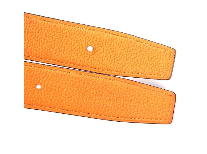 Hermès Hermes 32mm Street Emaille H Wendbare Ledergürtelgröße 85 Schwarz - Ansicht 9