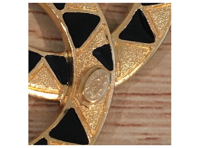 Cambon Chanel Pins & Broschen Schwarz Golden - Ansicht 4