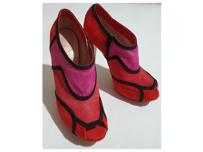 John Richmond Absatzschuhe Wildleder Mehrfarbig Größe 40 - Ansicht 3