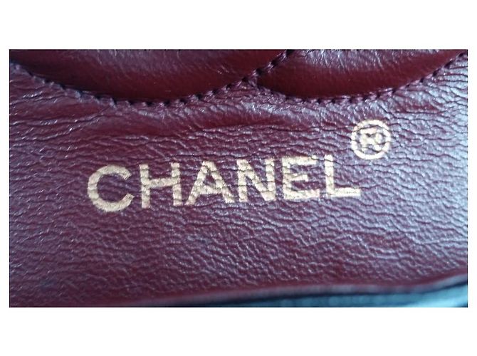 Matelasse classico di Chanel 2.55 Flap Bag rivestito Nero - vista 14