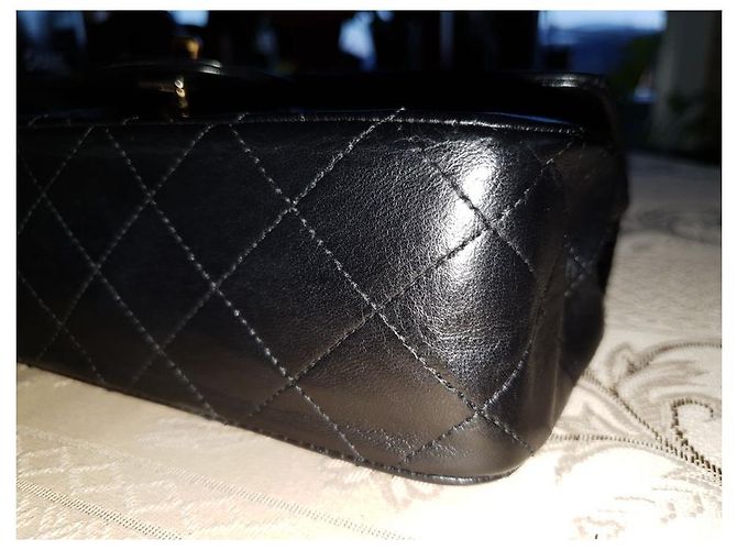 Matelasse classico di Chanel 2.55 Flap Bag rivestito Nero - vista 17