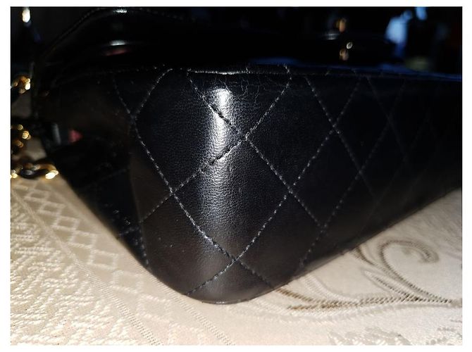 Matelasse classico di Chanel 2.55 Flap Bag rivestito Nero - vista 18